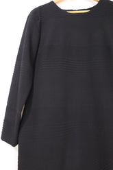 שמלה קלאסית בשחור- XL